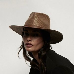 Janessa Leoné Sherman Straw Hat Sz. Medium Brown NWT